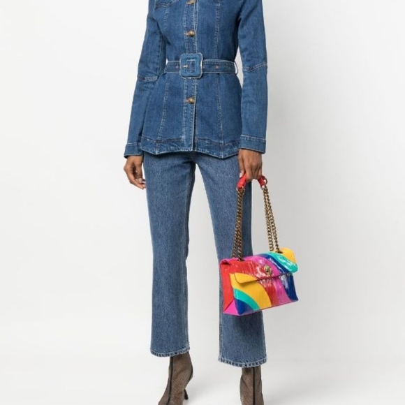 Kurt Geiger London Leather Kensington Medium Bag NWT - Picture 10 of 12